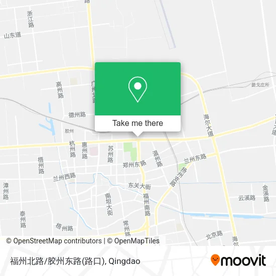 福州北路/胶州东路(路口) map