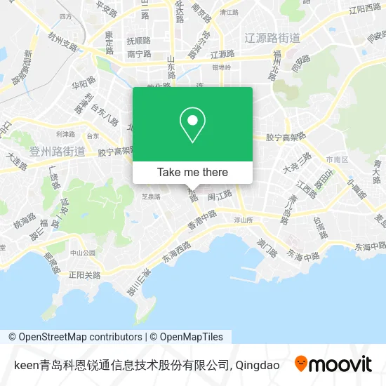 keen青岛科恩锐通信息技术股份有限公司 map