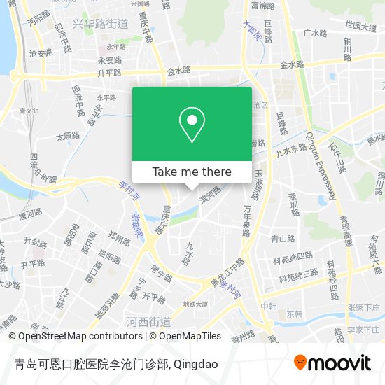 青岛可恩口腔医院李沧门诊部 map