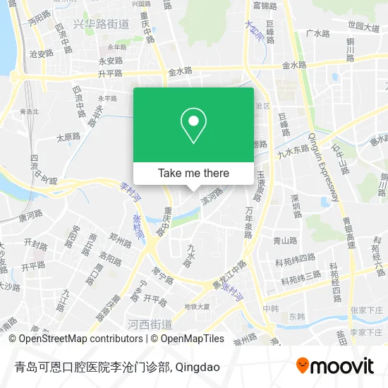 青岛可恩口腔医院李沧门诊部 map