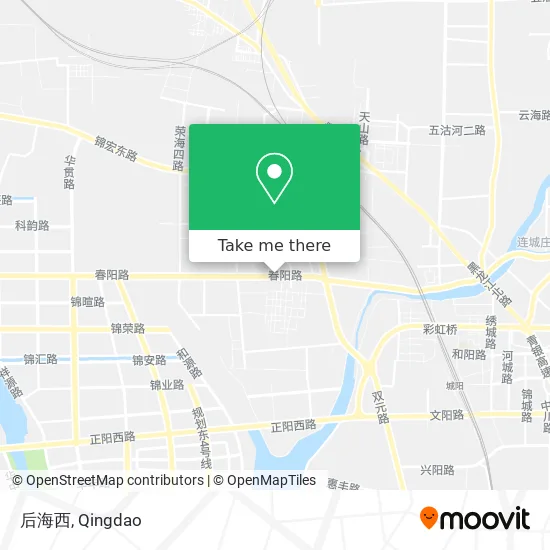 后海西 map