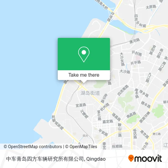 中车青岛四方车辆研究所有限公司 map