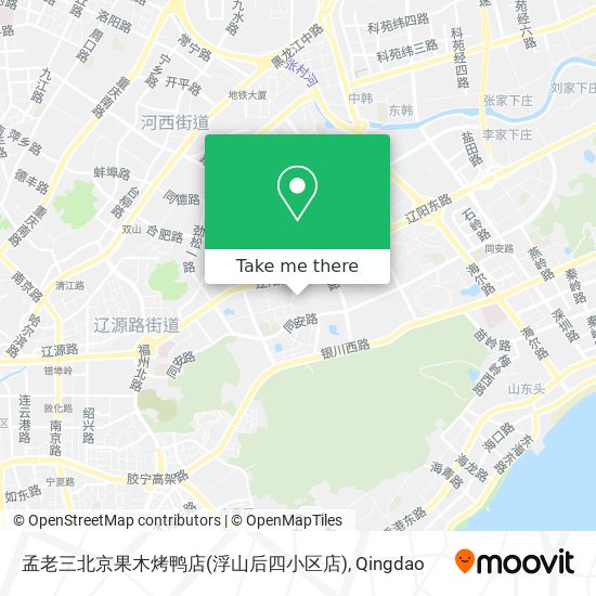 孟老三北京果木烤鸭店(浮山后四小区店) map