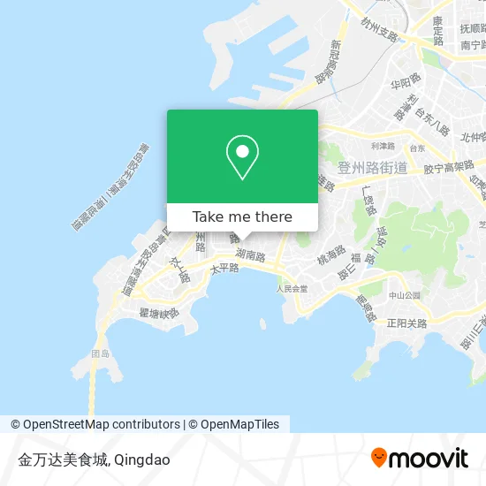 金万达美食城 map
