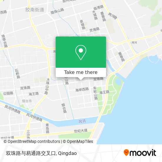 双珠路与易通路交叉口 map