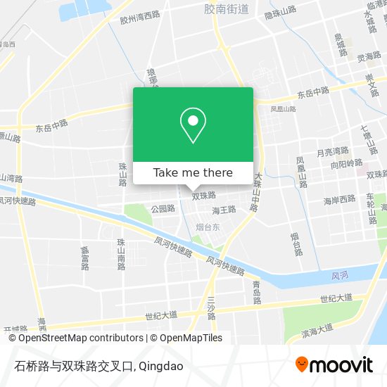 石桥路与双珠路交叉口 map