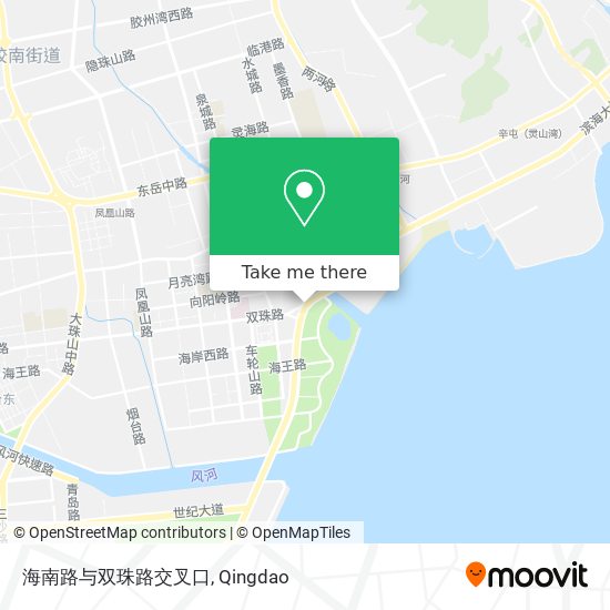 海南路与双珠路交叉口 map