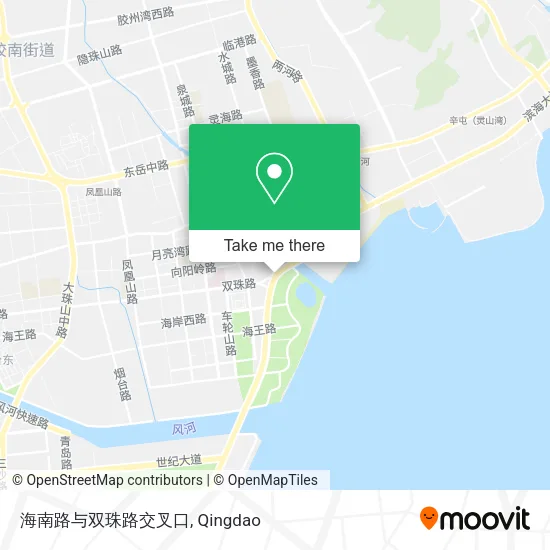 海南路与双珠路交叉口 map