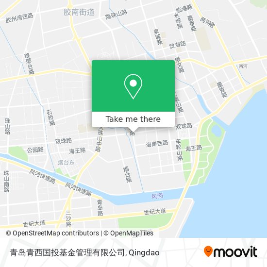 青岛青西国投基金管理有限公司 map