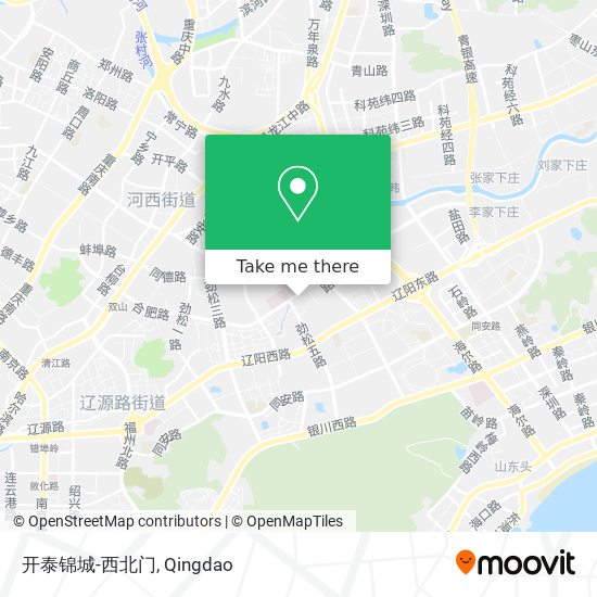 开泰锦城-西北门 map