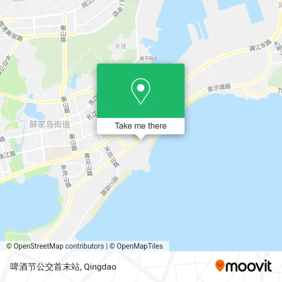 啤酒节公交首末站 map