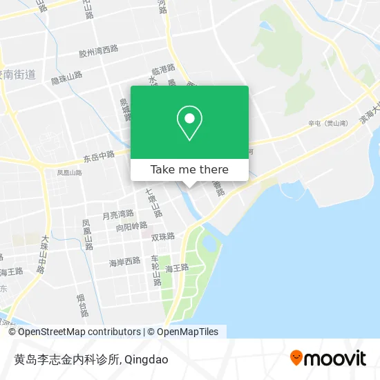 黄岛李志金内科诊所 map