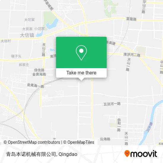 青岛本诺机械有限公司 map