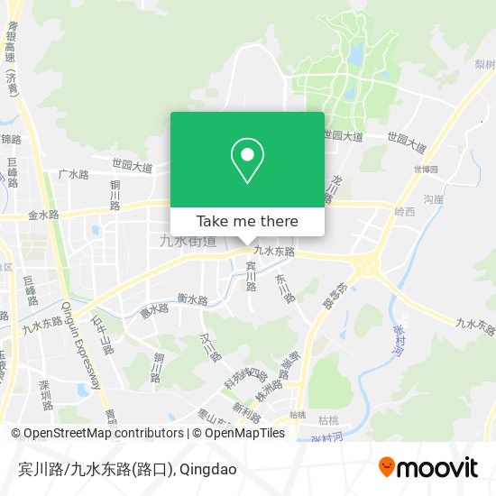 宾川路/九水东路(路口) map