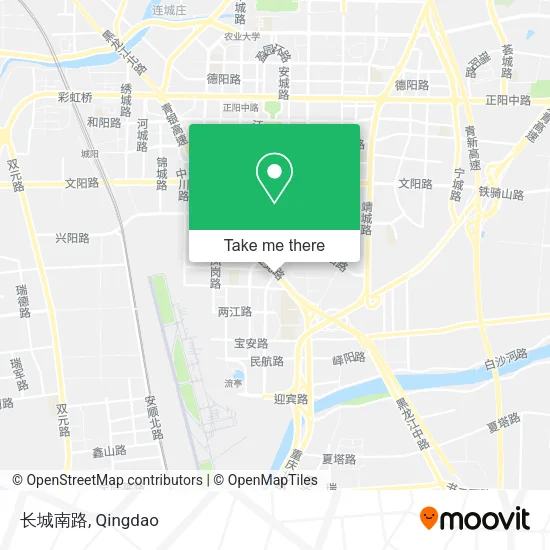 长城南路 map