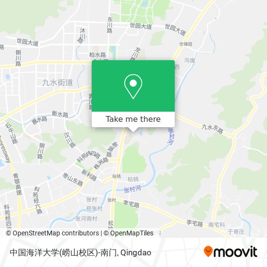 中国海洋大学(崂山校区)-南门 map