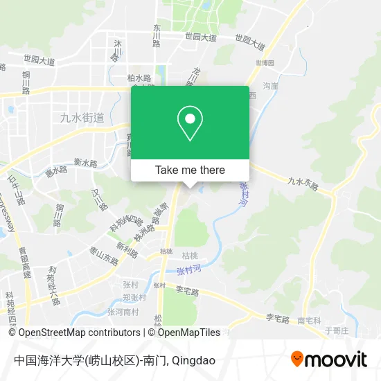中国海洋大学(崂山校区)-南门 map