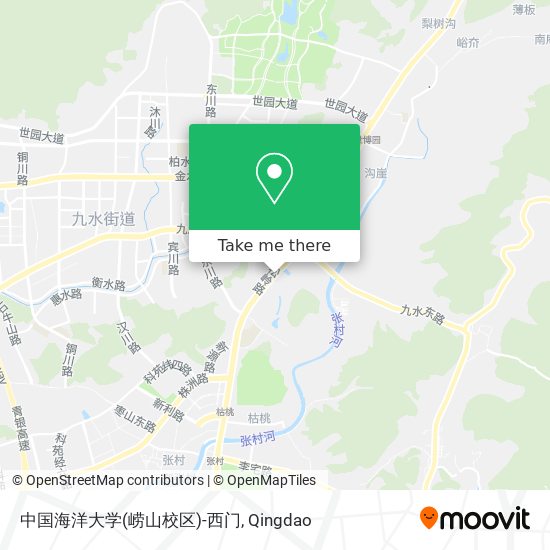 中国海洋大学(崂山校区)-西门 map