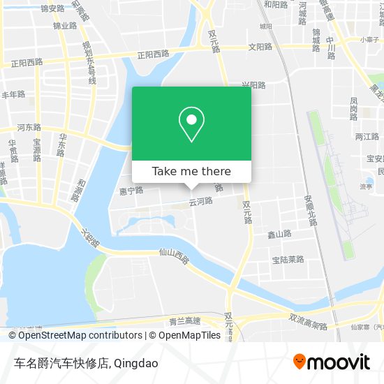车名爵汽车快修店 map