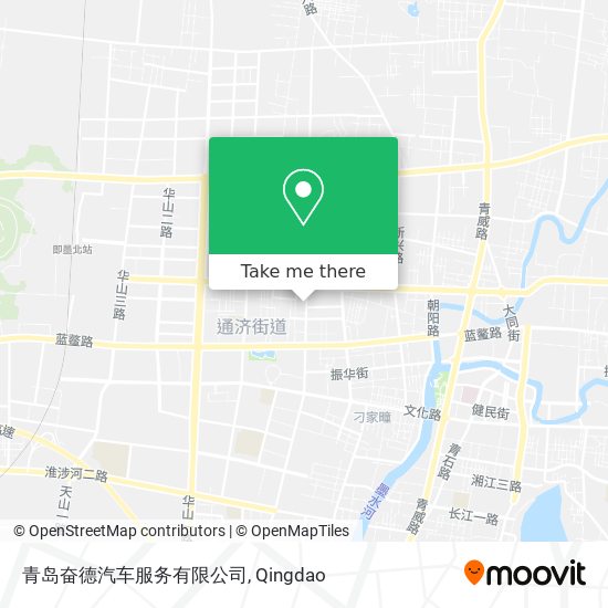 青岛奋德汽车服务有限公司 map