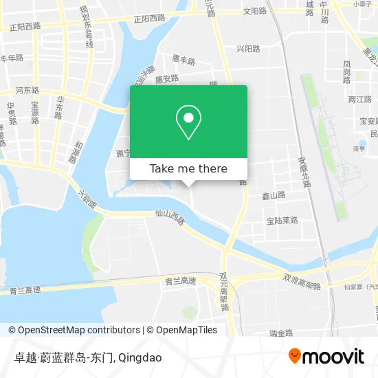 卓越·蔚蓝群岛-东门 map
