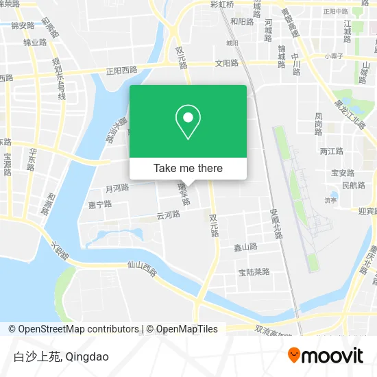 白沙上苑 map