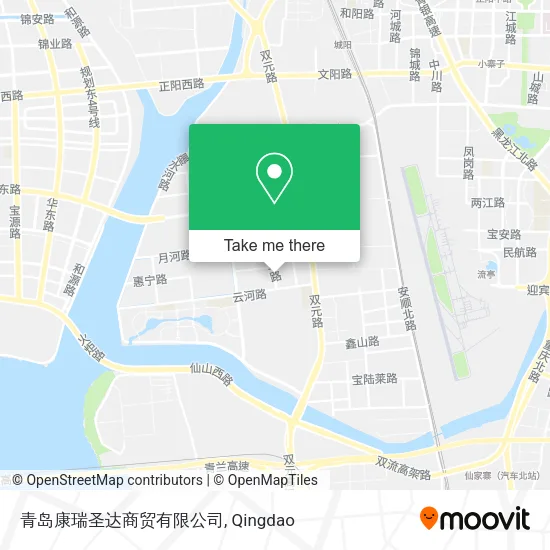 青岛康瑞圣达商贸有限公司 map