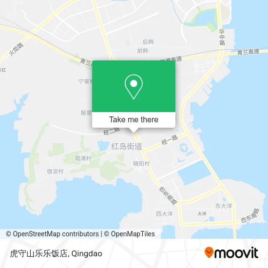 虎守山乐乐饭店 map