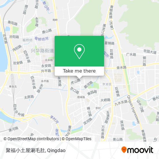 聚福小土屋涮毛肚 map