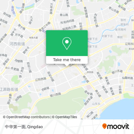 中华第一面 map