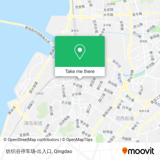 纺织谷停车场-出入口 map