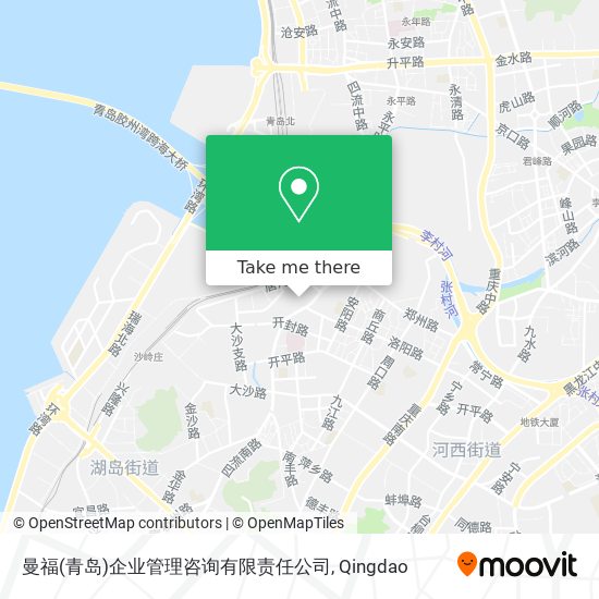 曼福(青岛)企业管理咨询有限责任公司 map
