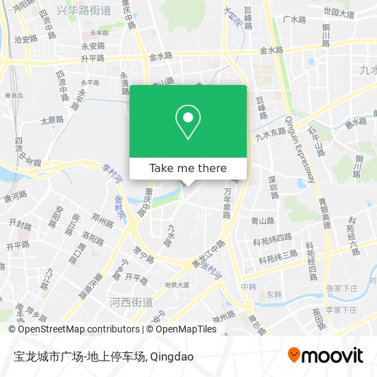 宝龙城市广场-地上停车场 map