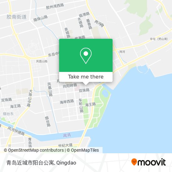 青岛近城市阳台公寓 map