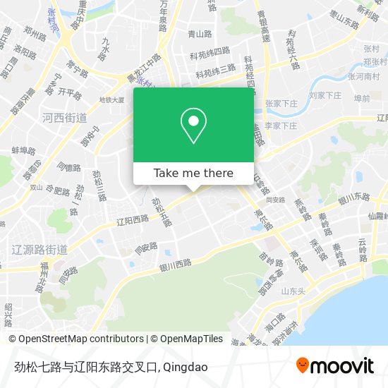 劲松七路与辽阳东路交叉口 map