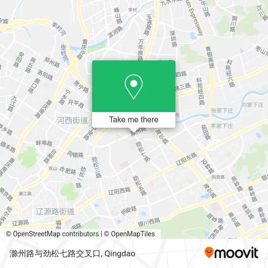 滁州路与劲松七路交叉口 map