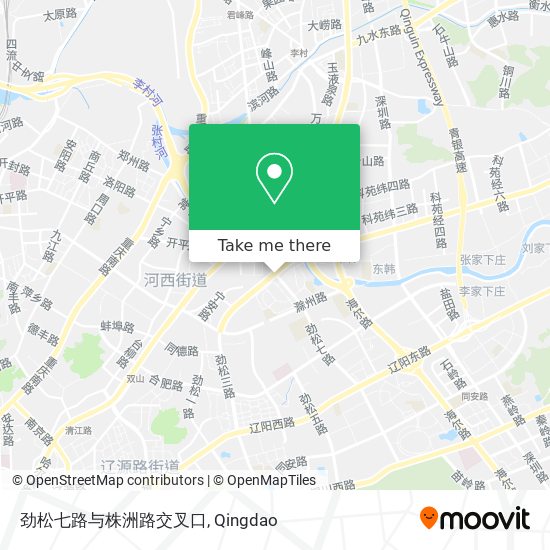 劲松七路与株洲路交叉口 map