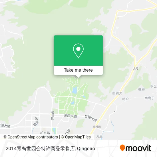 2014青岛世园会特许商品零售店 map