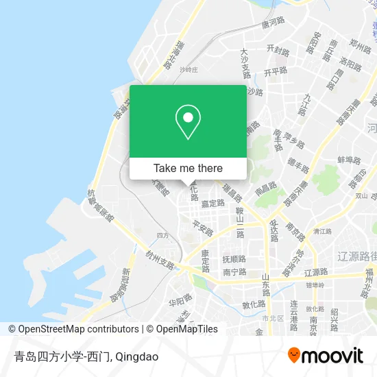 青岛四方小学-西门 map