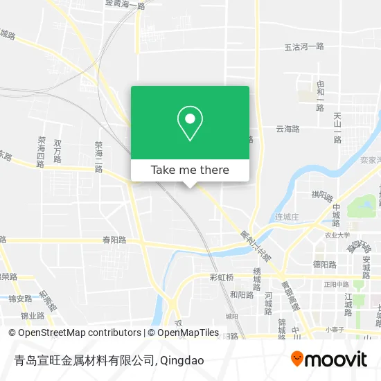 青岛宣旺金属材料有限公司 map
