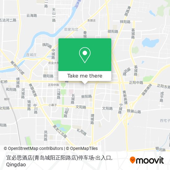 宜必思酒店(青岛城阳正阳路店)停车场-出入口 map