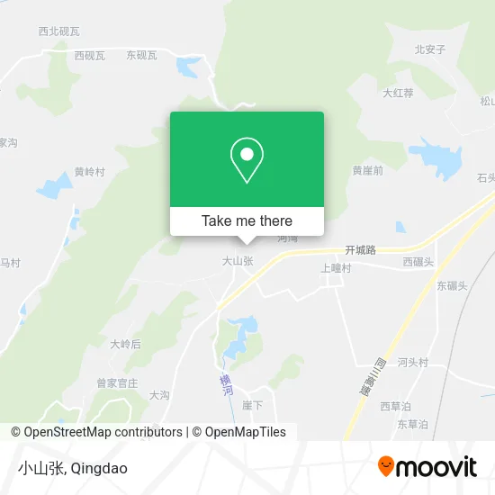 小山张 map