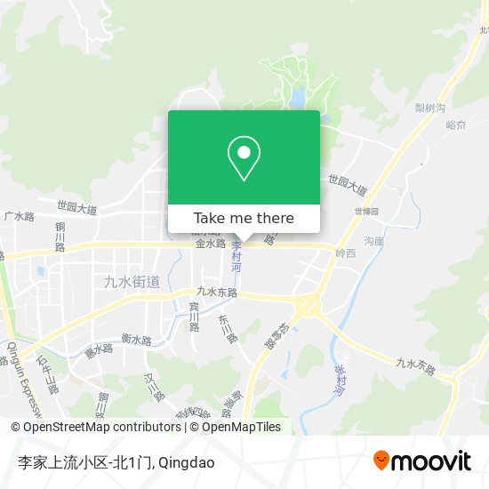 李家上流小区-北1门 map