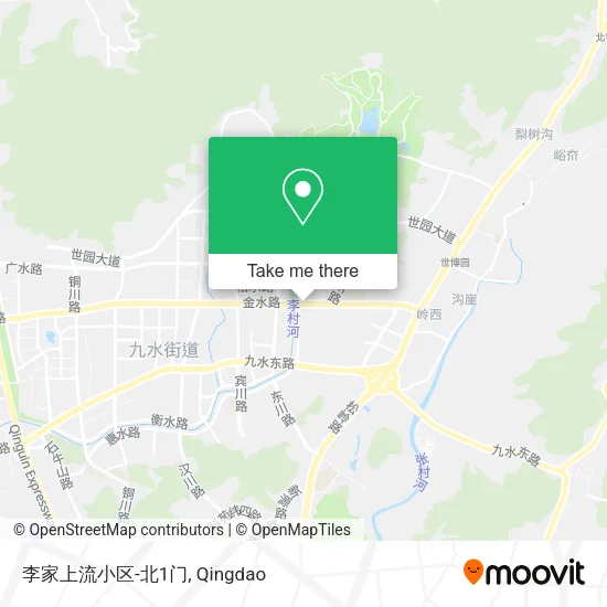 李家上流小区-北1门 map