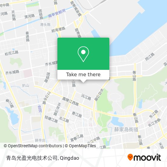 青岛光盈光电技术公司 map