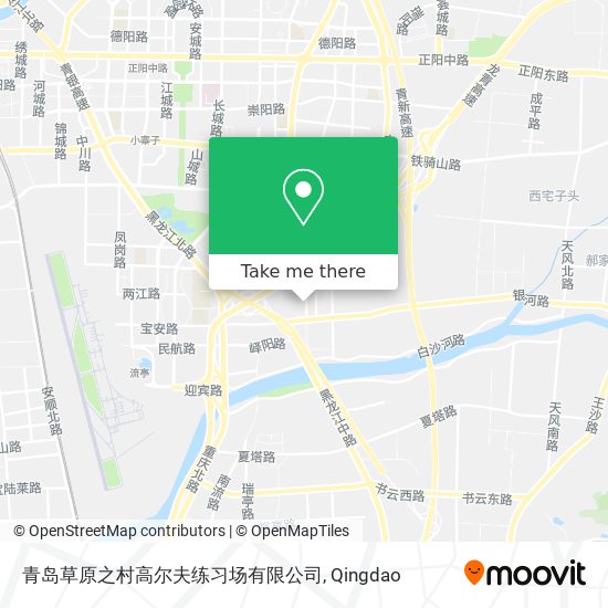 青岛草原之村高尔夫练习场有限公司 map