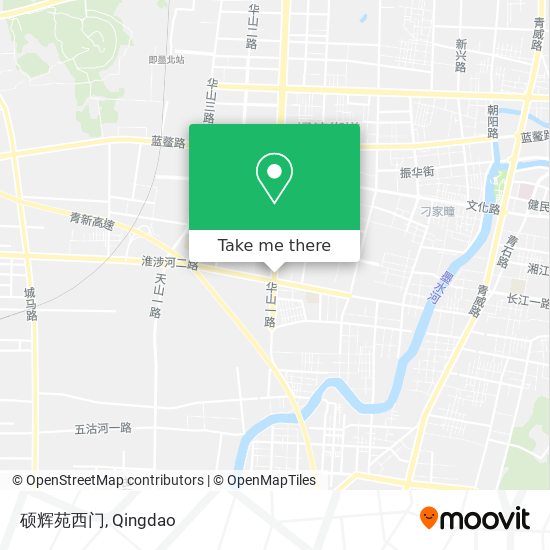 硕辉苑西门 map