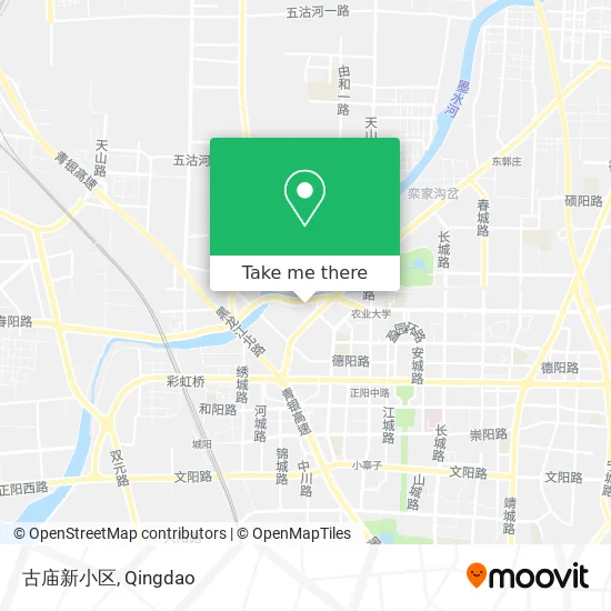 古庙新小区 map