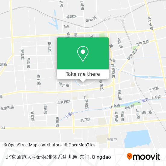 北京师范大学新标准体系幼儿园-东门 map