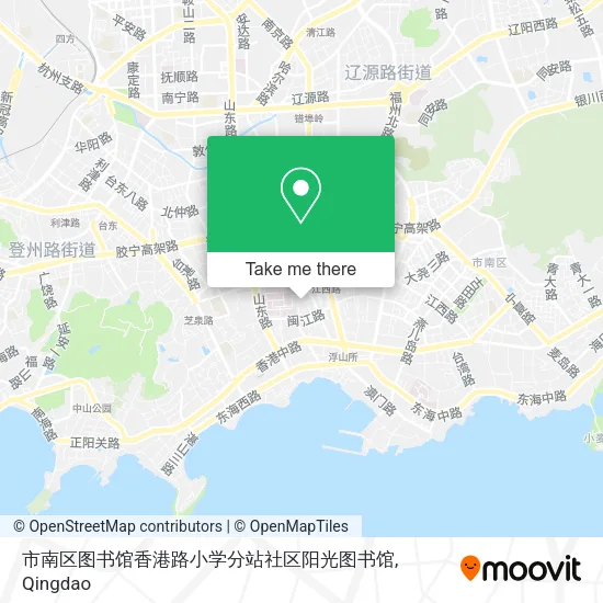市南区图书馆香港路小学分站社区阳光图书馆 map